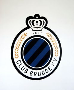 geschilderd logo club brugge