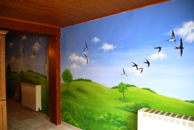 muurschildering-landschap-zwaluw