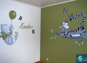 Kolibrie Renovatie extract Babykamer Winnie the Pooh en vriendjes thema - Lizart