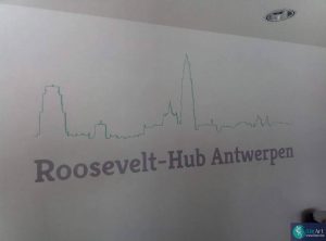 Roosevelt-Hub Antwerpen Skyline