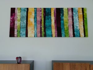 Abstract schilderij in opdracht laten maken