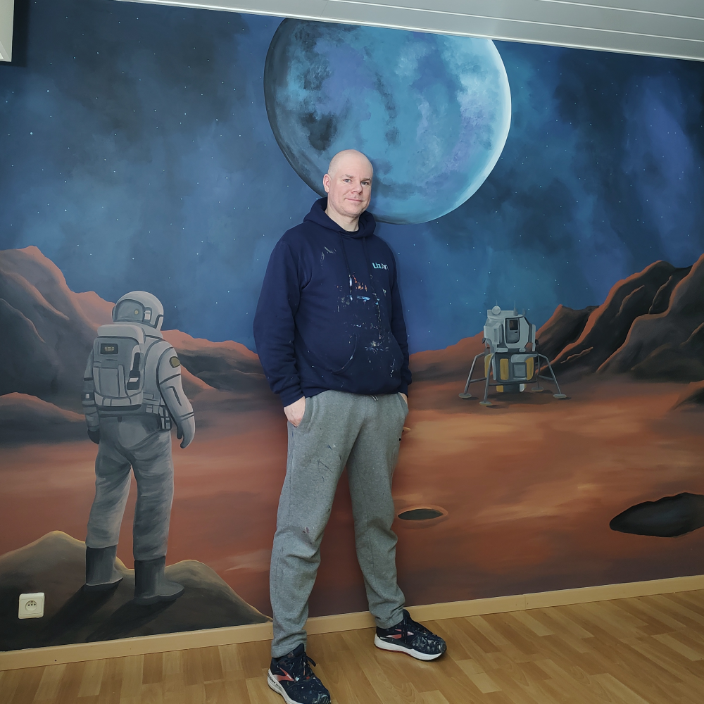 Muurschildering kinderkamer laten maken?